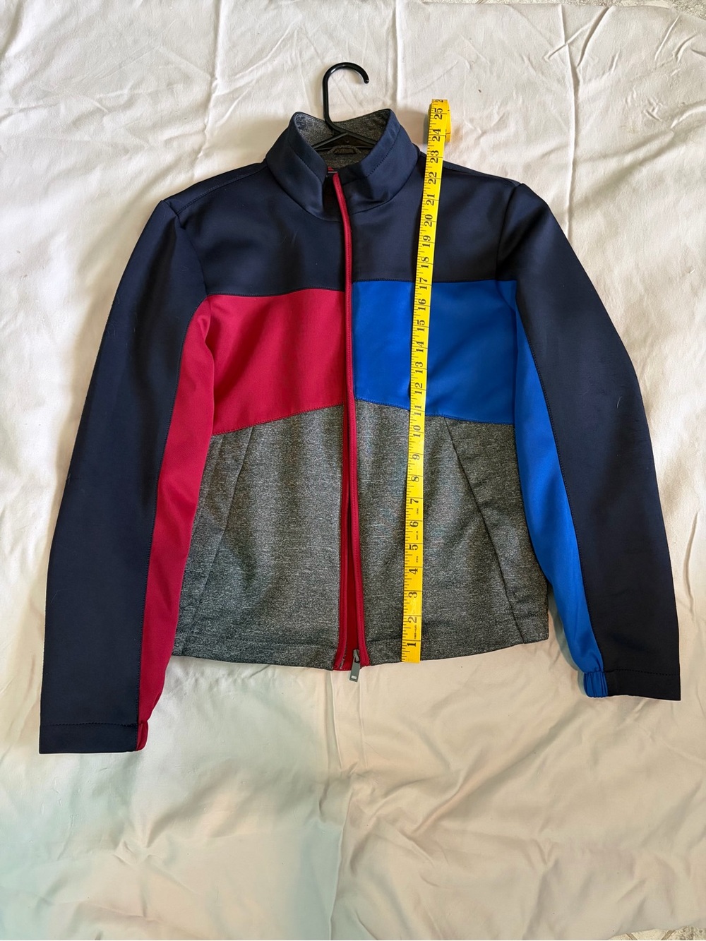 Harvard Branded Heather Gray and Navy Jacket